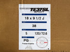 Kies-Motorsports AutoTecknic USA Volk Racing TE37 Saga SL 18x9.5 5x120 +38 Pressed Graphite (Set of 4)
