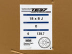 Kies-Motorsports AutoTecknic USA Volk Racing TE37 Ultra Large PCD M-Spec 18x8 +0 6x139.7 Diamond Dark Gunmetal (Set of 4)