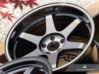 Kies-Motorsports AutoTecknic USA Volk Racing TE37SL 19x9.5 +22 / 19x10.5 +35 5x112 Dark Gunmetal - A90 Supra / BMW G2x (Set of 4)