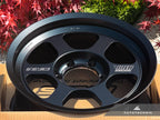 Kies-Motorsports AutoTecknic USA Volk Racing TE37XT Black Shadow LTD 17x8 +20 6x139.7 Matte Translucent Black - 6-Lug Toyota / Lexus Truck (Set of 4)