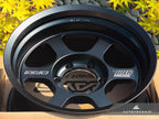 Kies-Motorsports AutoTecknic USA Volk Racing TE37XT Black Shadow LTD 17x8.5 -10 6x139.7 Matte Translucent Black - 6-Lug Toyota / Lexus Truck (Set of 4)