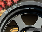 Kies-Motorsports AutoTecknic USA Volk Racing TE37XT M-Spec 17x8.5 -10 6x139.7 Blast Black - 6-Lug Truck / 4x4 (Set of 4)