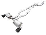 Kies-Motorsports AWE AWE 2020 Toyota Supra A90 Track Edition and Touring Exhausts Non-Resonated Touring Edition / 5 in diamond black