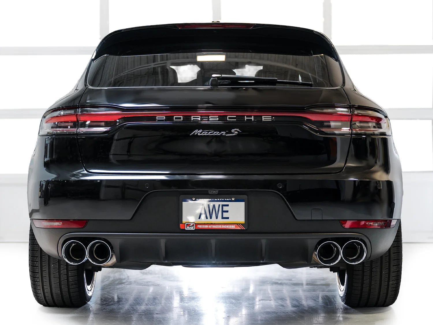 Kies Motorsports — AWE Exhaust Suite for Porsche Macan S 3.0T and 2.9TT (2019-2021) — full system on white background