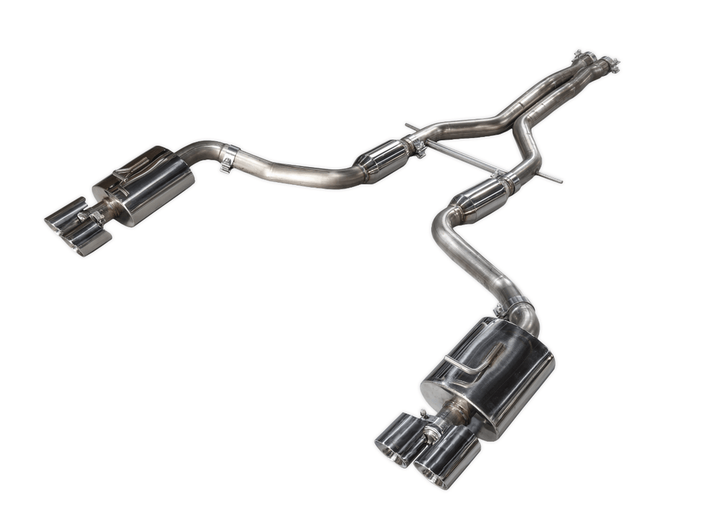 Kies Motorsports — AWE Exhaust Suite for Porsche 970 Panamera Turbo — full system on white background