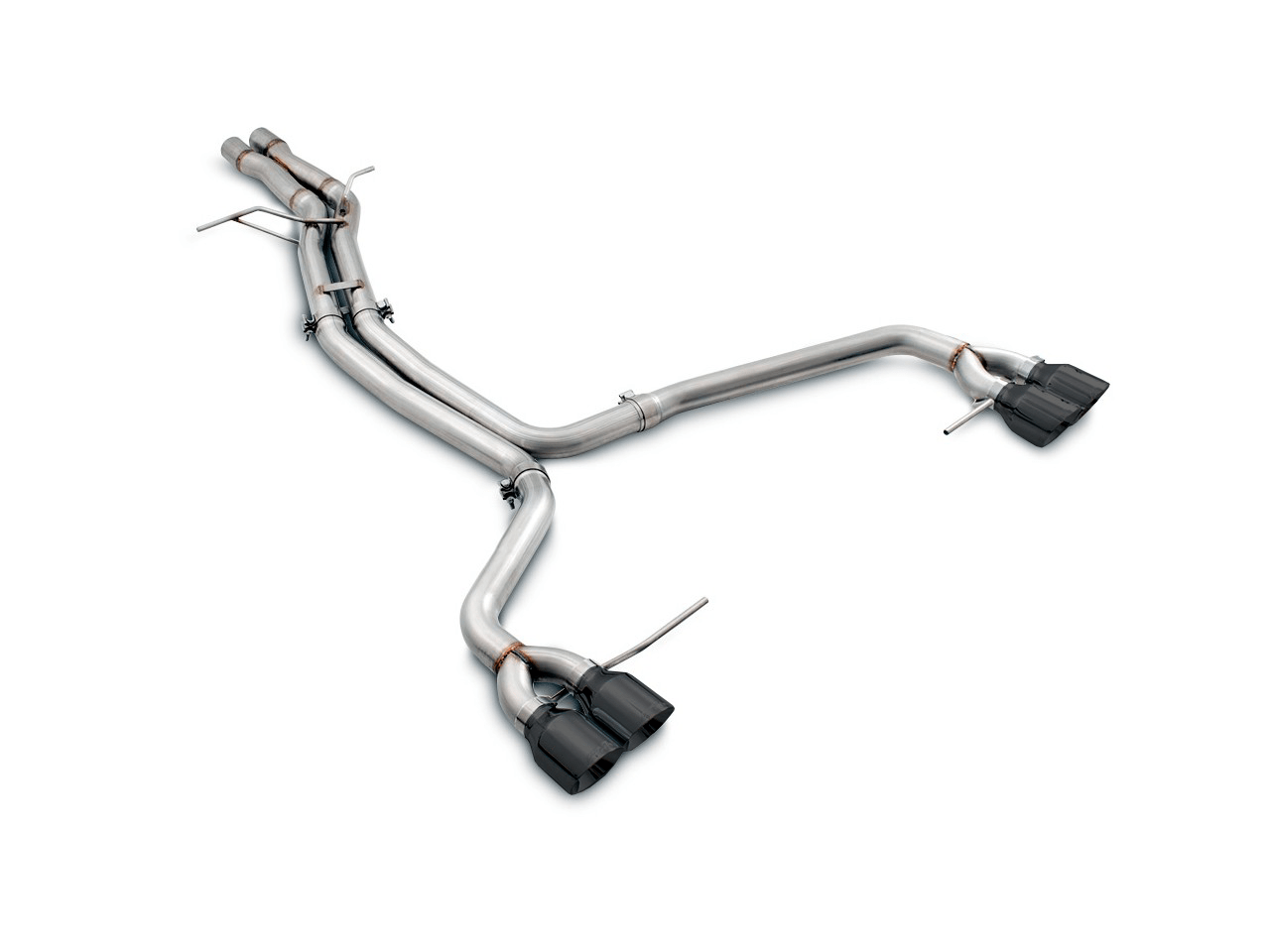 Kies Motorsports — AWE Exhaust Suite for Porsche Macan S and Macan GTS — full system on white background Main image