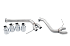 Kies Motorsports — AWE Macan S GTS exhaust — muffler section with polished tips, 180 Technology resonator