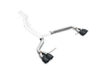 Kies Motorsports — AWE Macan exhaust pipe detail — mandrel-bent T304 stainless steel tubing