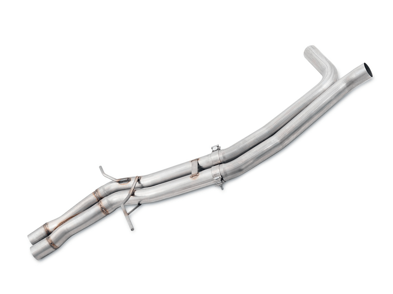 Kies Motorsports — AWE Macan S GTS exhaust installed on Porsche Macan — rear underside view