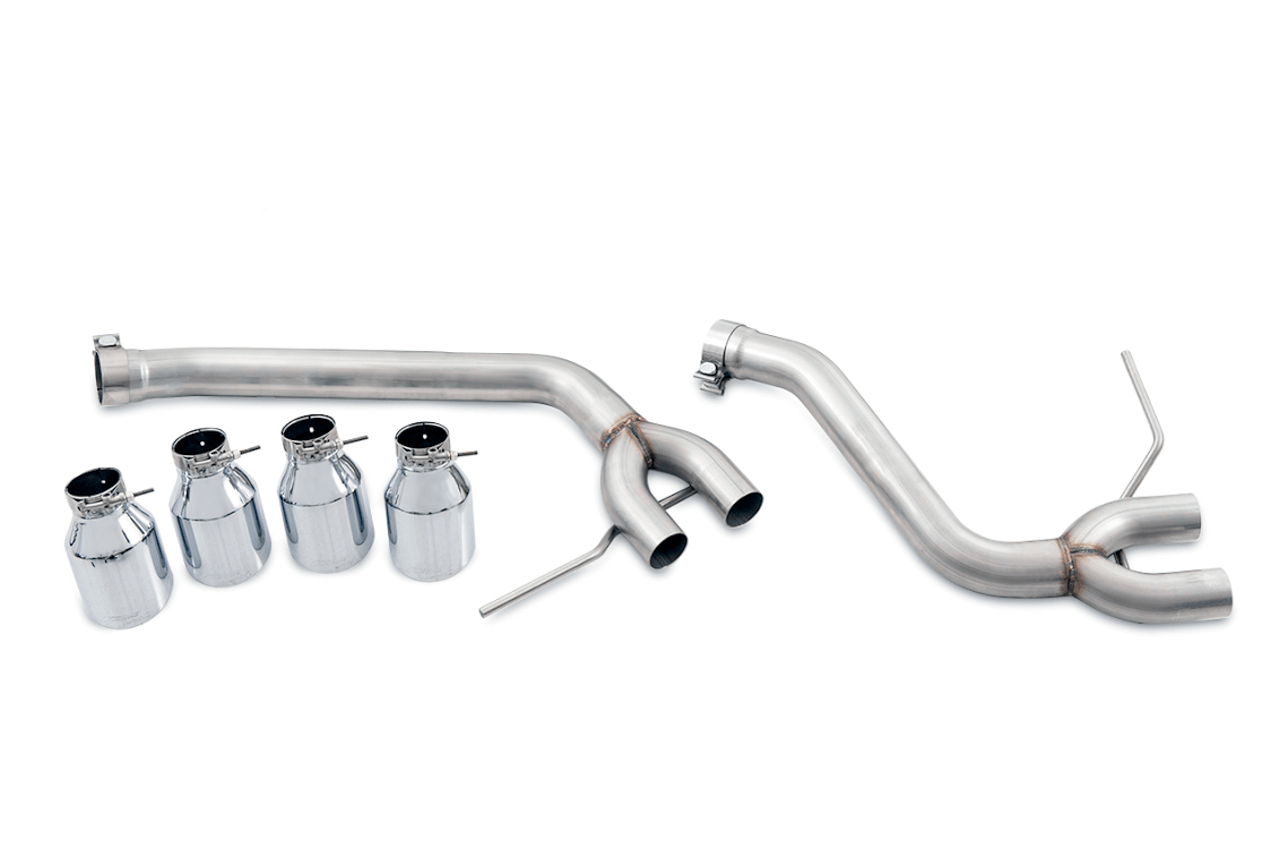 Kies Motorsports — AWE Exhaust Suite for Porsche Macan Turbo 95B — full system on white background Main image