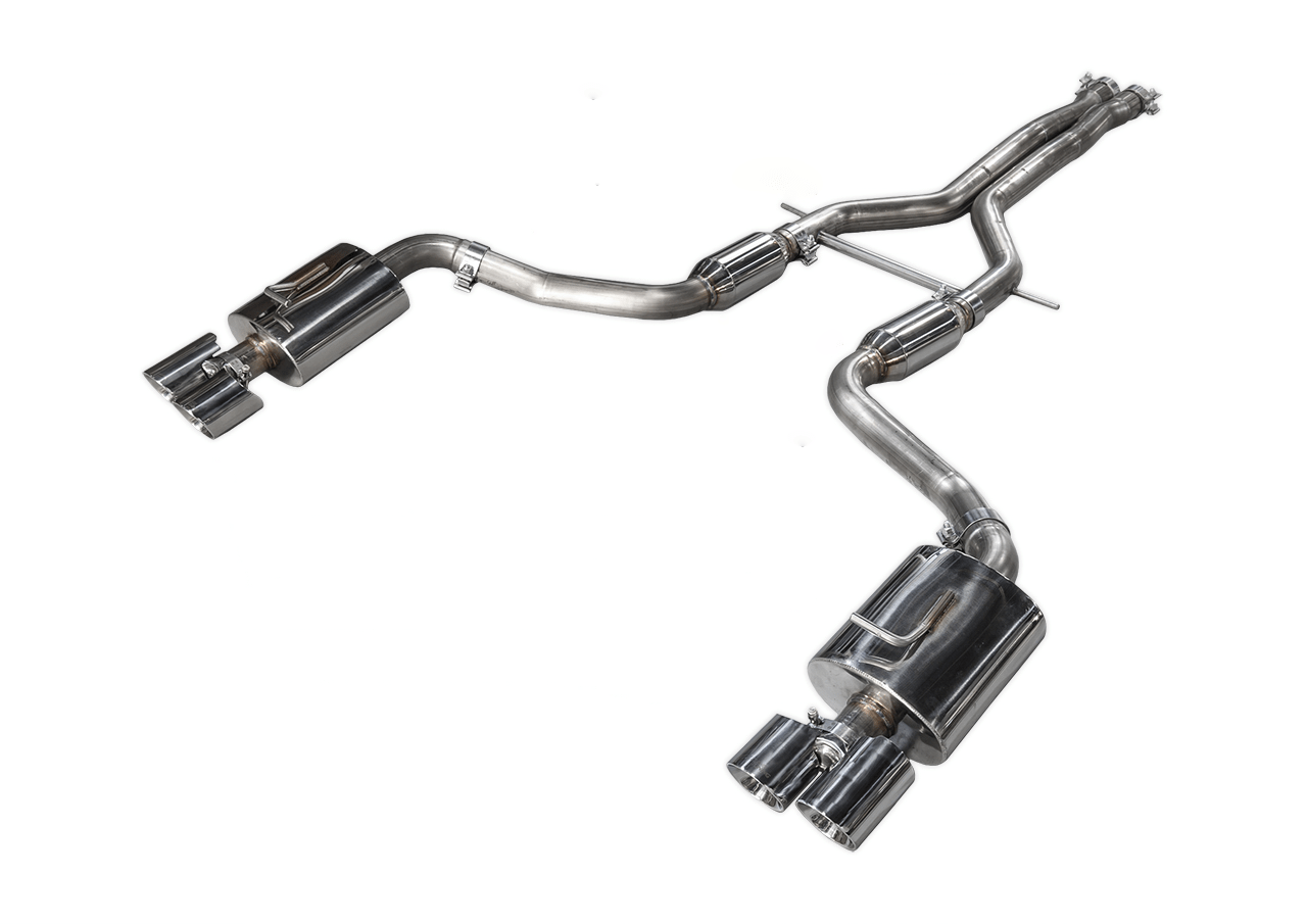 AWE EXHAUST SUITE FOR PORSCHE PANAMERA 2/4 w/ Chrome Silver Tips Secondary image