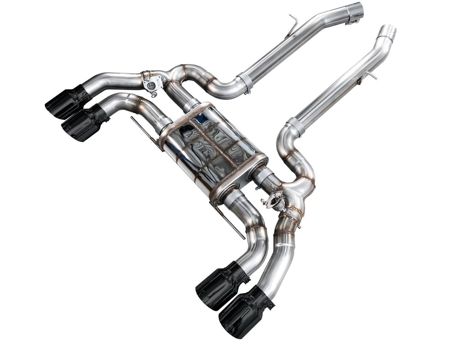 Kies-Motorsports AWE AWE SwitchPath™ Axleback Exhaust for BMW F9X X3 M / X4 M Diamond Black Tips