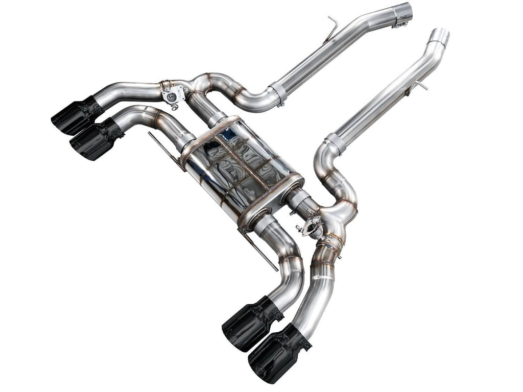 Kies-Motorsports AWE AWE SwitchPath™ Axleback Exhaust for BMW F9X X3 M / X4 M Diamond Black Tips