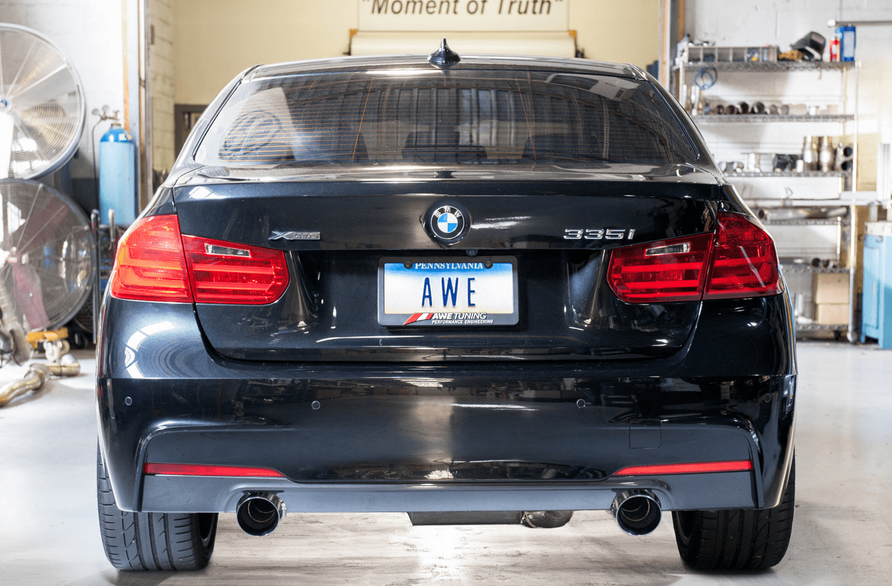 Kies-Motorsports AWE Tuning AWE Tuning BMW F3X 335i/435i Touring Edition Axle-Back Exhaust Chrome Silver (102mm)