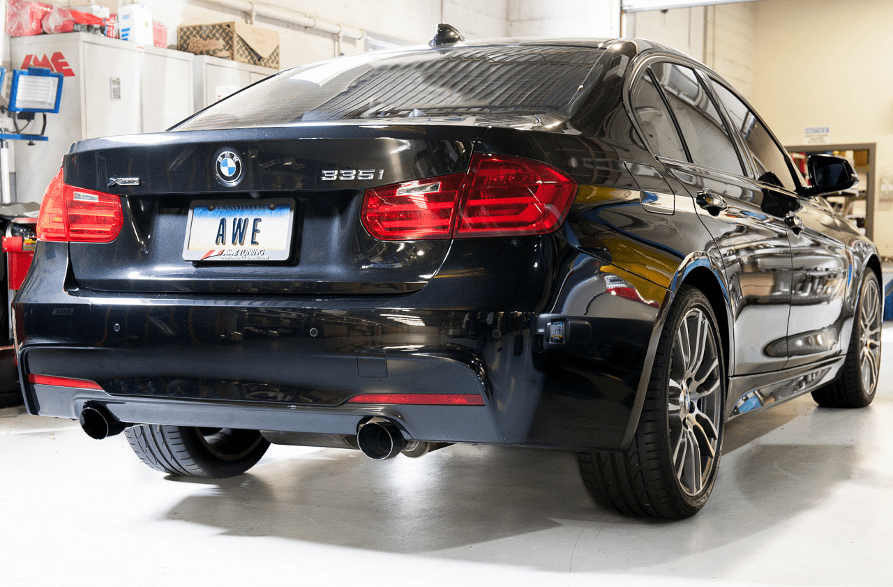 Kies-Motorsports AWE Tuning AWE Tuning BMW F3X 335i/435i Touring Edition Axle-Back Exhaust Diamond Black (102mm)