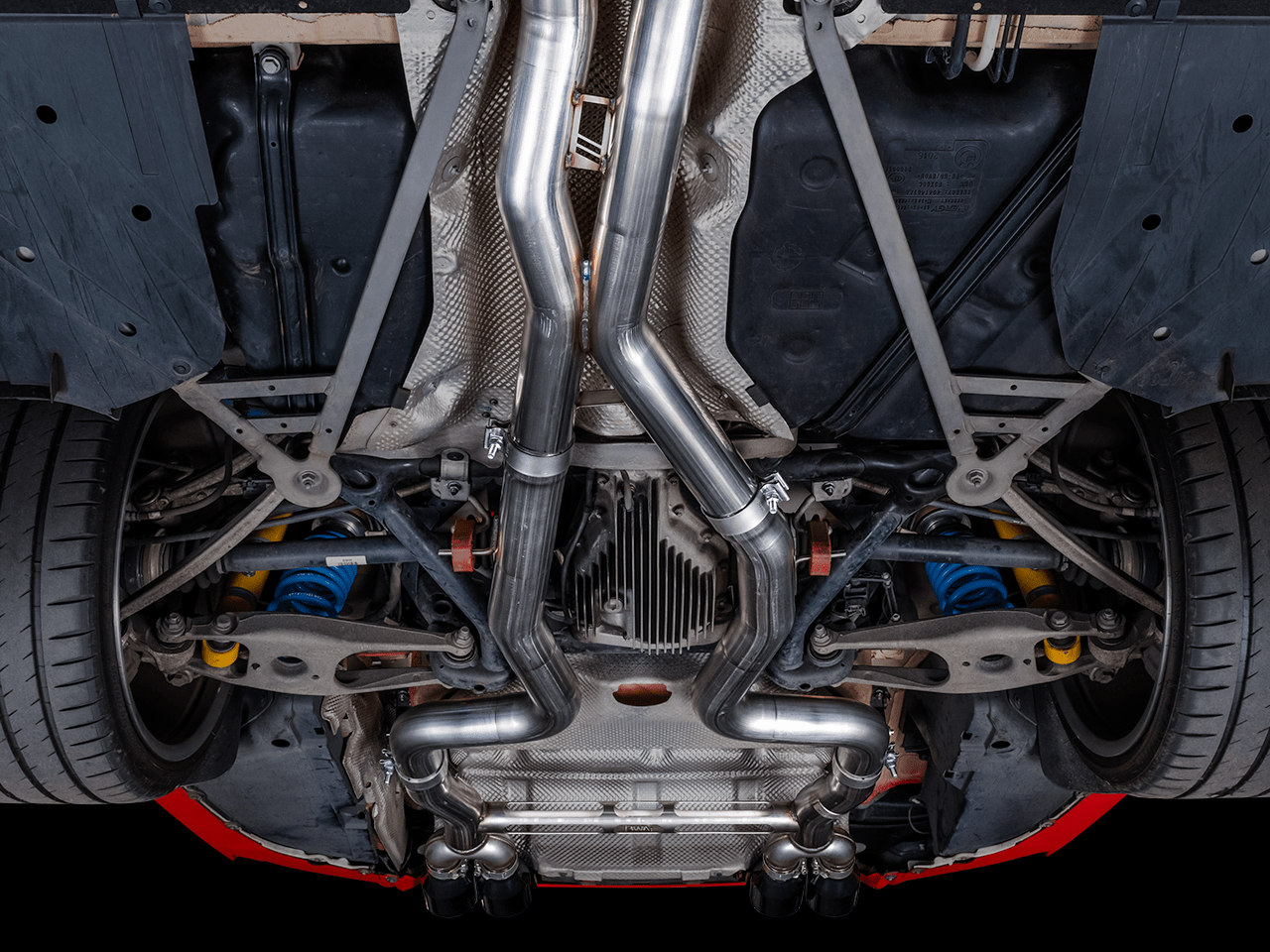 Kies-Motorsports AWE Tuning AWE Tuning BMW F8X M3/M4 Track Edition Catback Exhaust - Chrome Silver Tips