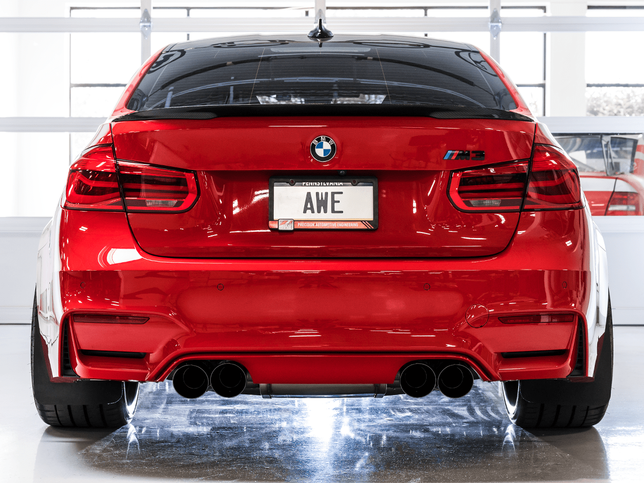Kies-Motorsports AWE Tuning AWE Tuning BMW F8X M3/M4 Track Edition Catback Exhaust - Chrome Silver Tips