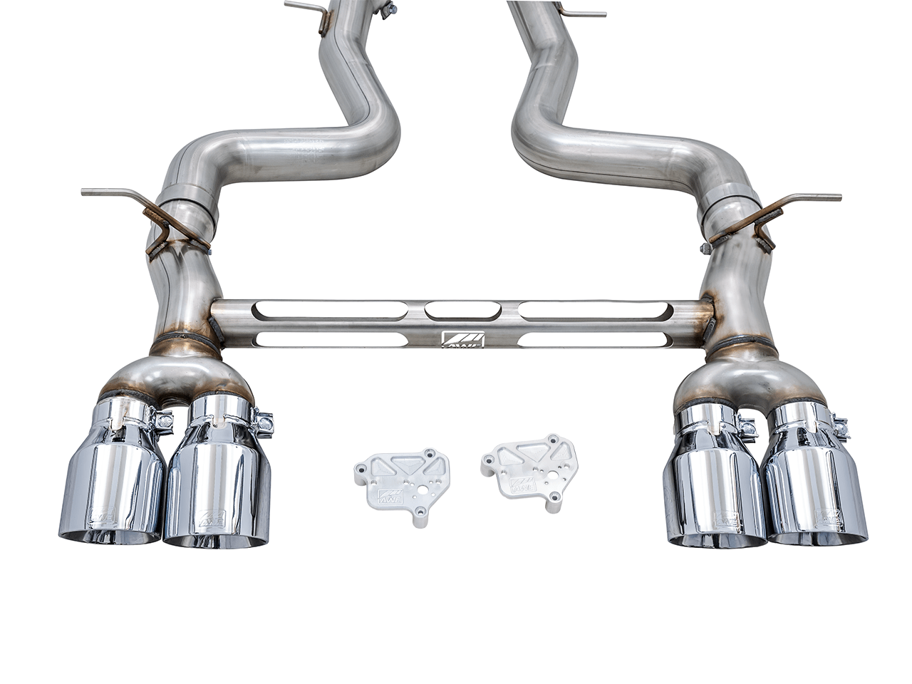 Kies-Motorsports AWE Tuning AWE Tuning BMW F8X M3/M4 Track Edition Catback Exhaust - Chrome Silver Tips