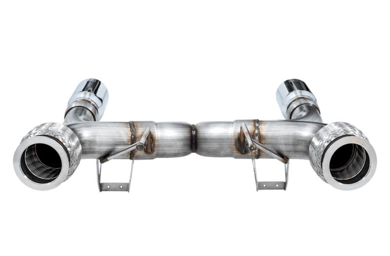 Kies Motorsports — AWE 720S exhaust installed on McLaren 720S — rear view showing quad tips