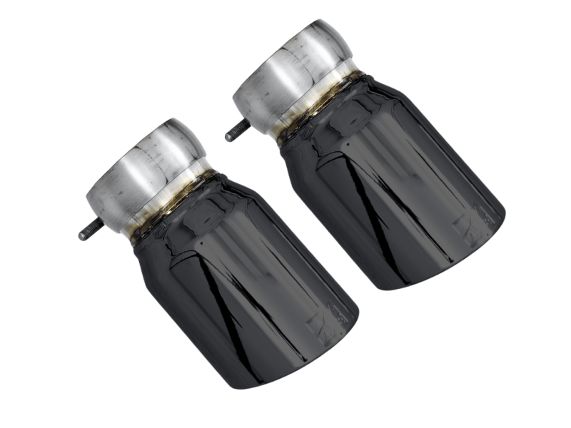 Kies Motorsports — AWE Diamond Black tip set for McLaren 720S — quad tips, dark finish on white background Main image