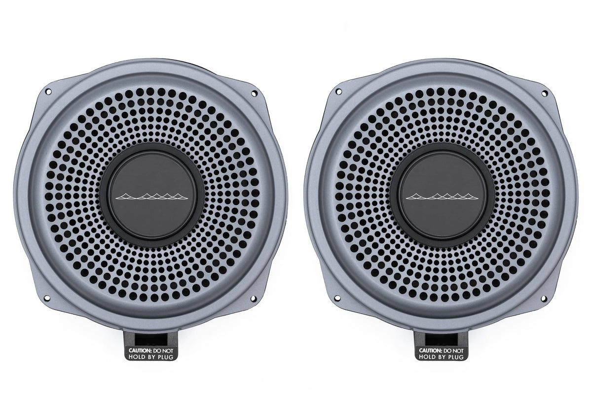 Kies-Motorsports Bavsound BACKORDERED - SHIP SECOND HALF OF NOVEMBER - RECOMMEND YOU ORDER NOW DUE TO LIMITED FUTURE INVENTORY - Bavsound Ghost BMW Underseat Subwoofer V3, 8 Ohm, Pair
