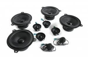 Kies-Motorsports Bavsound BACKORDERED - SHIP SECOND HALF OF NOVEMBER - RECOMMEND YOU ORDER NOW DUE TO LIMITED FUTURE INVENTORY - Bavsound Stage One Speaker Upgrade for E46 Sedan with Harman Kardon Main image