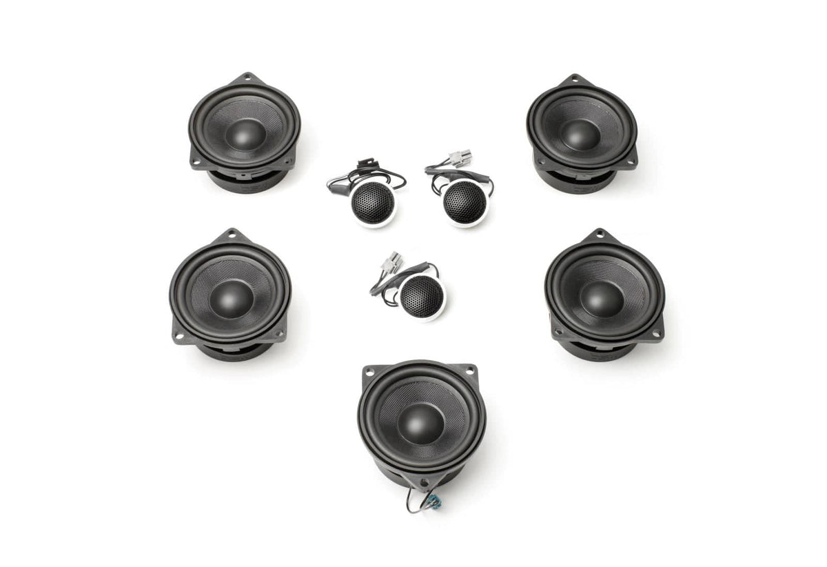 Kies-Motorsports Bavsound BACKORDERED – SHIPS FIRST WEEK OF JANUARY – ORDER NOW TO SECURE YOUR DISCOUNT - LIMITED FUTURE INVENTORY - Stage One BMW Speaker Upgrade for F01/F02 with Standard Hi-Fi