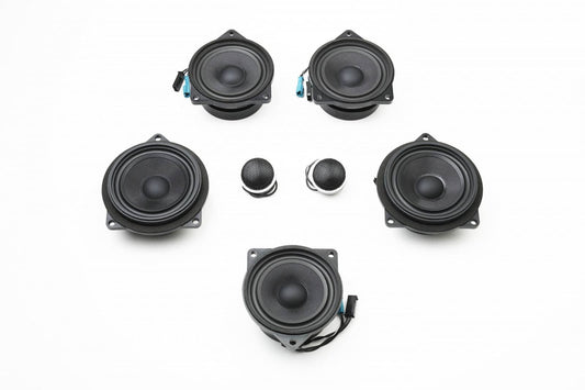 Kies-Motorsports Bavsound BACKORDERED – SHIPS FIRST WEEK OF JANUARY – ORDER NOW TO SECURE YOUR DISCOUNT - LIMITED FUTURE INVENTORY - Stage One BMW Speaker Upgrade for F20/F21 Hatchback with Standard Hi-Fi