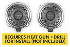 Kies-Motorsports Bavsound Bavsound Ghost Underseat Subwoofers for BMW, V2, 4 Ohm, Pair [REQUIRES HEAT GUN & DRILL]