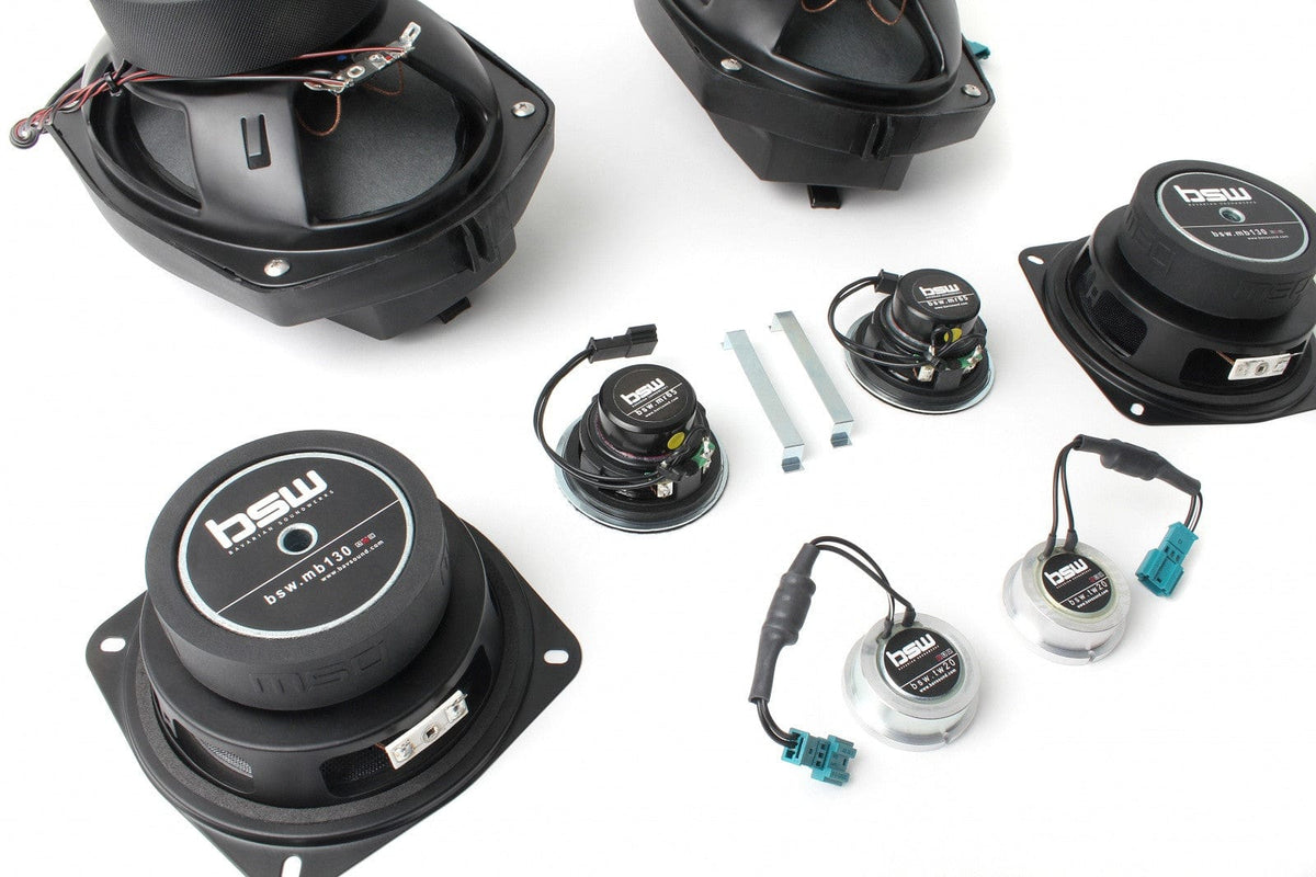 Kies-Motorsports Bavsound Bavsound Stage One Speaker Upgrade for E36 Coupe/Sedan with Standard Hi-Fi