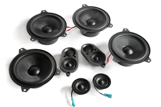 Kies-Motorsports Bavsound LLC Bavsound Stage One Speaker Upgrade for E46 Coupe with Standard Hi-Fi