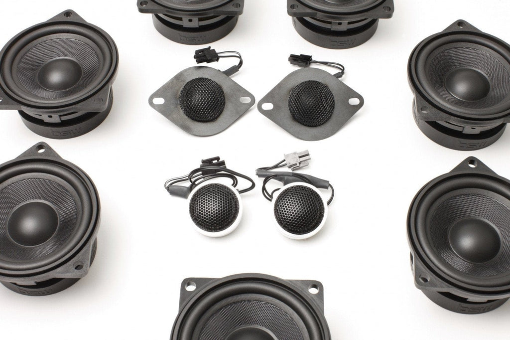 Kies-Motorsports Bavsound LLC Stage One BMW Speaker Upgrade for E60/E61 Sedan/Wagon with DIRAC / EPS
