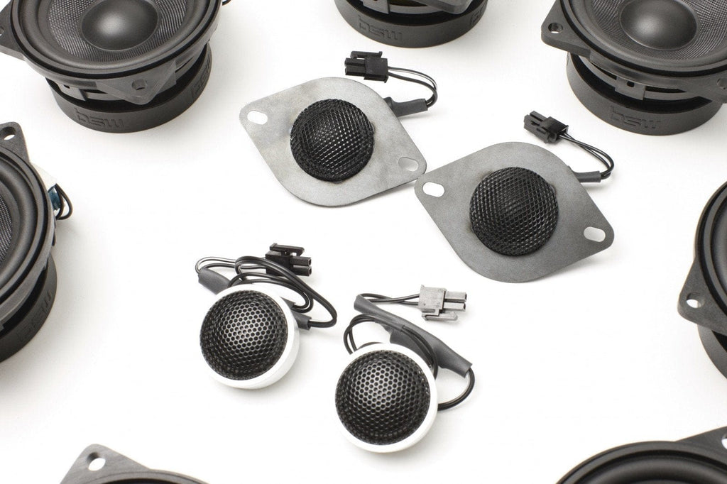 Kies-Motorsports Bavsound LLC Stage One BMW Speaker Upgrade for E60/E61 Sedan/Wagon with DIRAC / EPS
