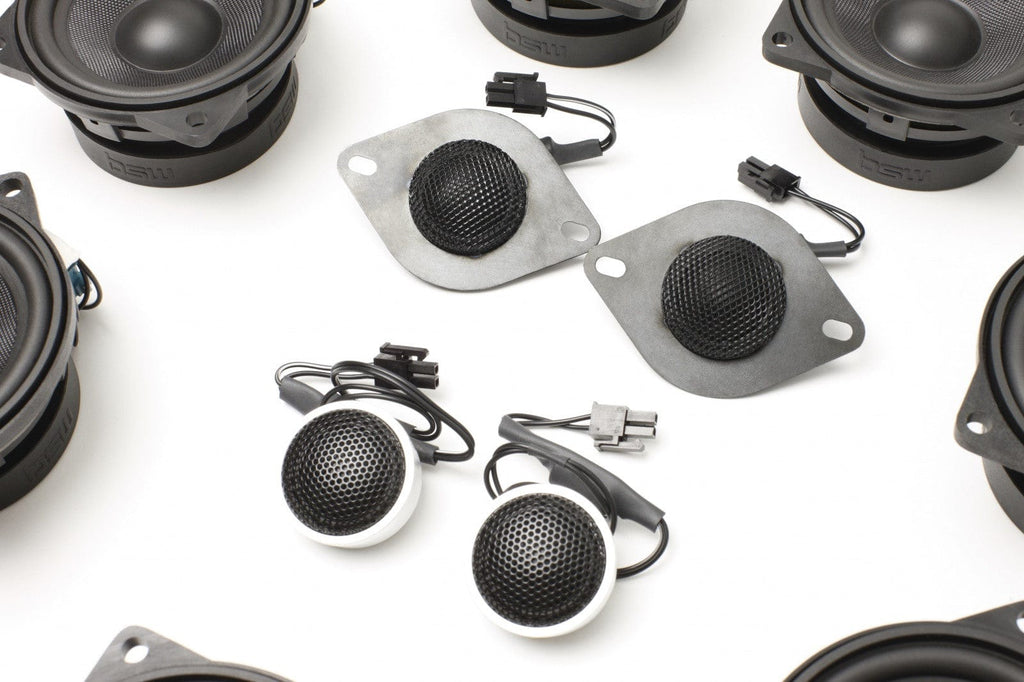Kies-Motorsports Bavsound LLC Stage One BMW Speaker Upgrade for E60/E61 Sedan/Wagon with Premium Top Hi-Fi
