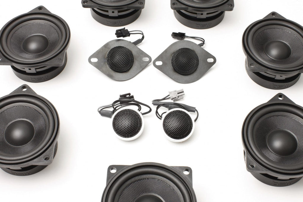 Kies-Motorsports Bavsound LLC Stage One BMW Speaker Upgrade for E60/E61 Sedan/Wagon with Premium Top Hi-Fi
