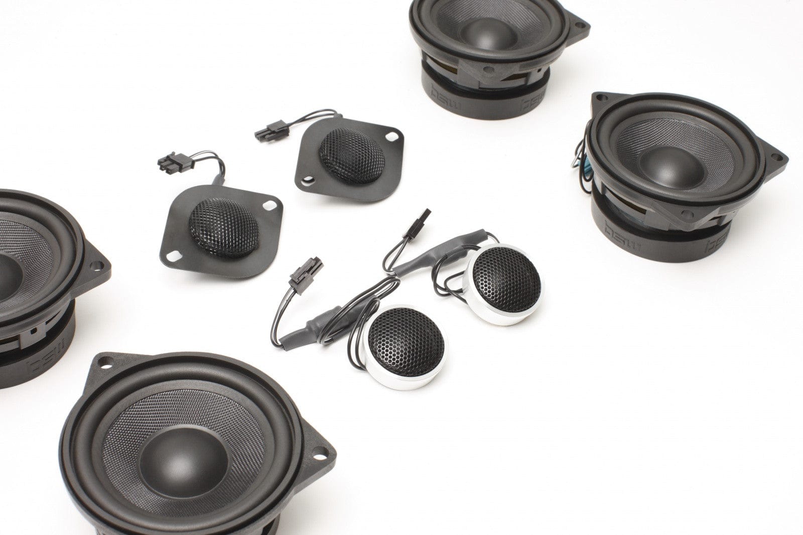 Kies-Motorsports Bavsound LLC Stage One BMW Speaker Upgrade for E60/E61 Sedan/Wagon with Standard Hi-Fi
