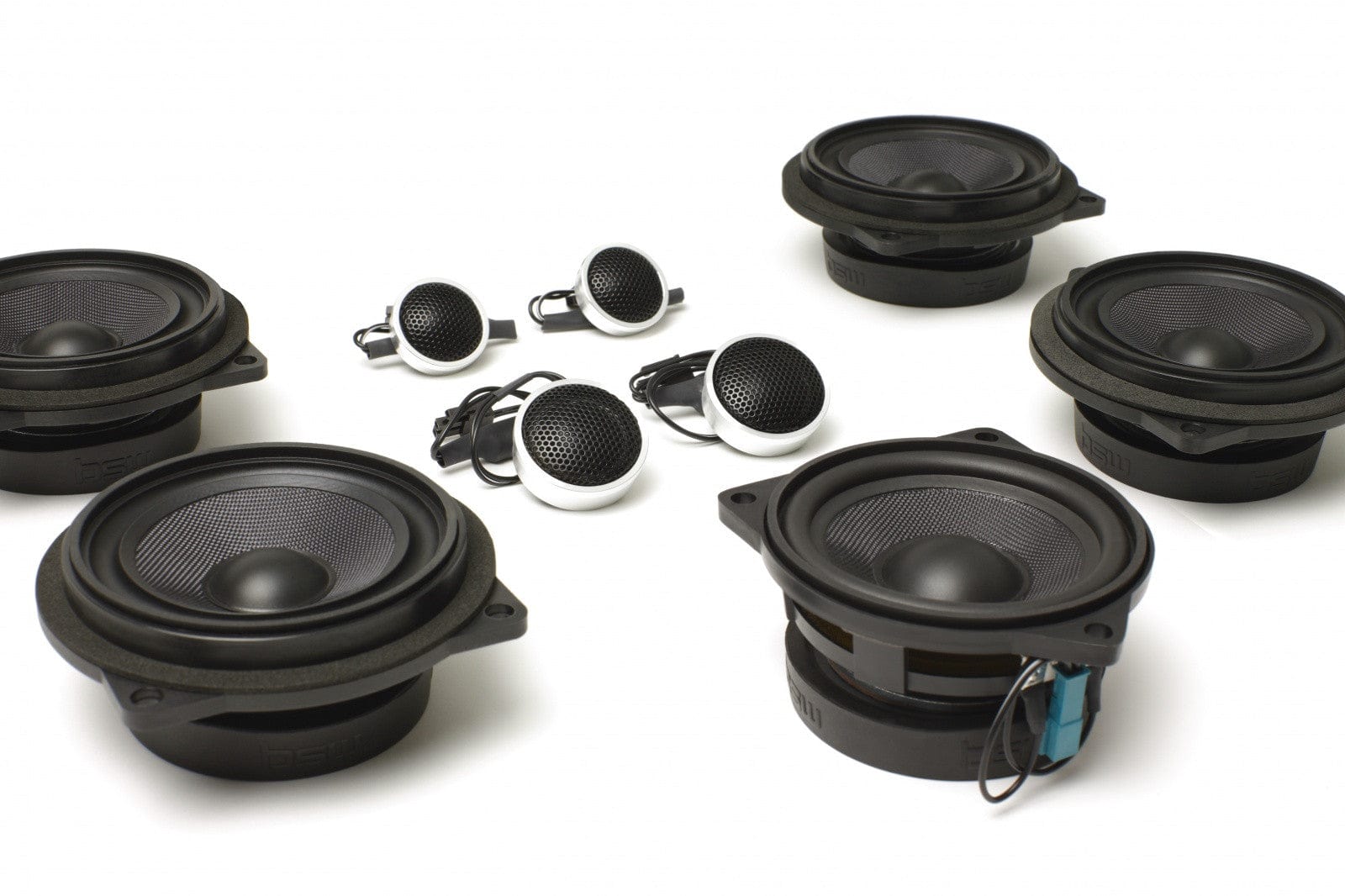 Kies-Motorsports Bavsound LLC Stage One BMW Speaker Upgrade for E64 Convertible with Premium Top Hi-Fi