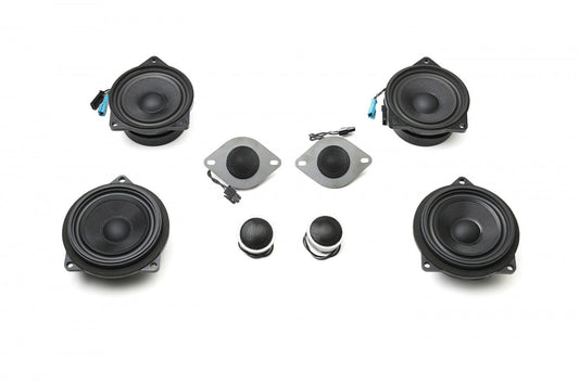 Kies-Motorsports Bavsound LLC Stage One BMW Speaker Upgrade for E84 X1 with Standard Hi-Fi/Premium Top Hifi