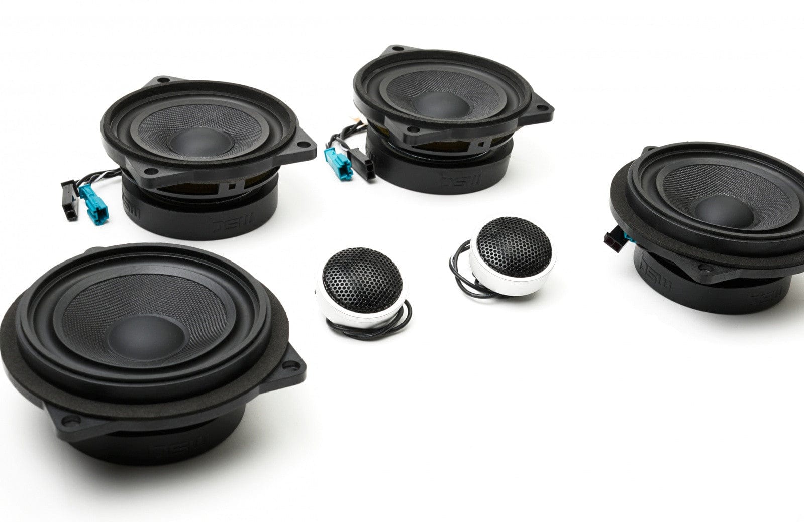 Kies-Motorsports Bavsound LLC Stage One BMW Speaker Upgrade for E84 X1 with Standard Hi-Fi/Premium Top Hifi
