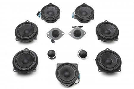 Kies-Motorsports Bavsound LLC Stage One BMW Speaker Upgrade for E90 Sedan with Premium Top Hi-Fi