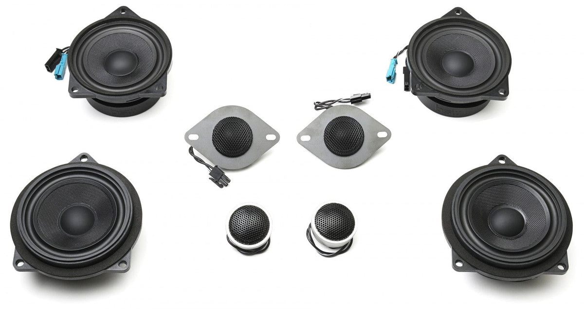 Kies-Motorsports Bavsound LLC Stage One BMW Speaker Upgrade for E90 Sedan with Standard Hi-Fi