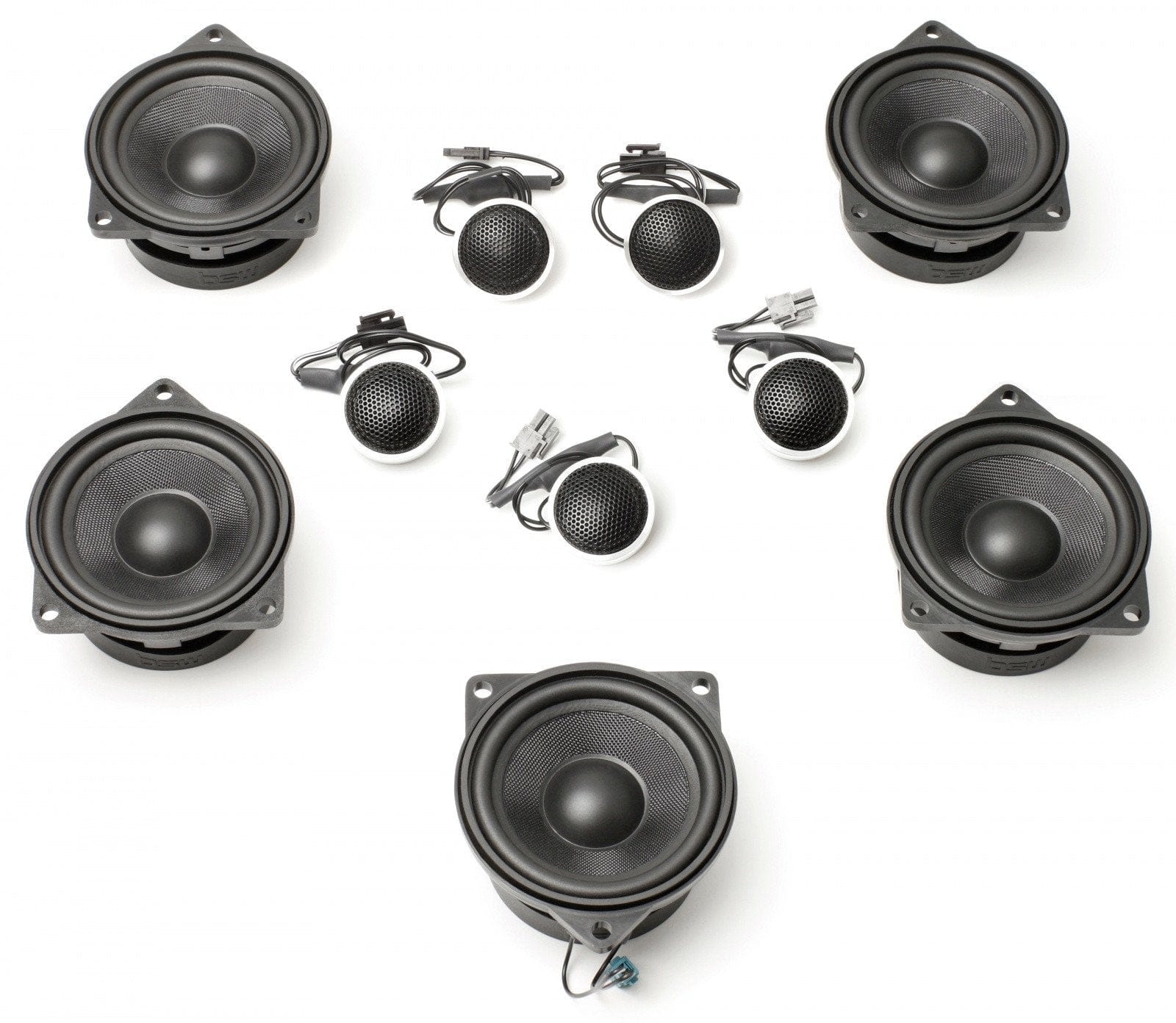 Kies-Motorsports Bavsound LLC Stage One BMW Speaker Upgrade for F07 Gran Turismo with Standard Hi-Fi
