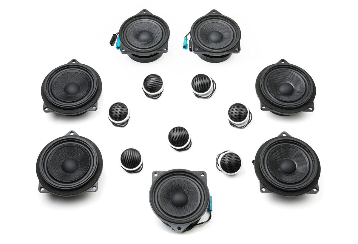 Kies-Motorsports Bavsound LLC Stage One BMW Speaker Upgrade for F25 X3 with Harman Kardon