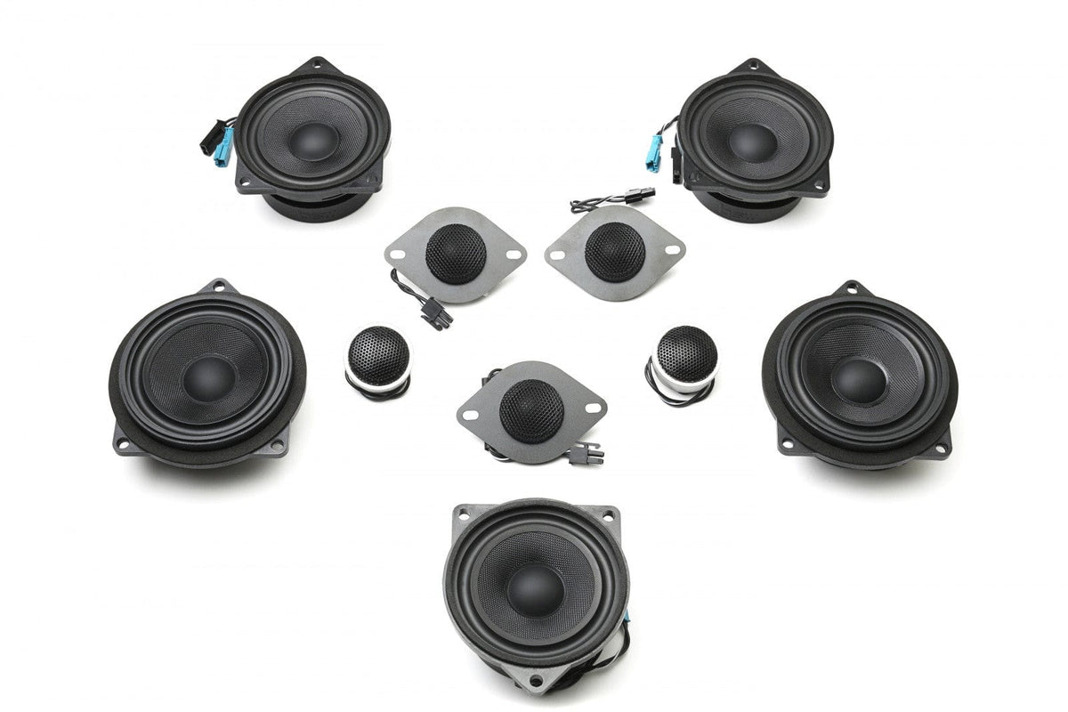 Kies-Motorsports Bavsound LLC Stage One BMW Speaker Upgrade for F48 X1 with Harman Kardon