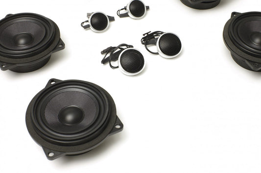 Kies-Motorsports Bavsound Stage One BMW Speaker Upgrade for 2007-2010 E92 Coupe with Standard Hi-Fi
