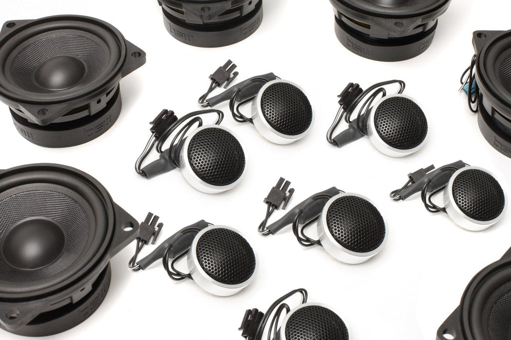 Kies-Motorsports Bavsound Stage One BMW Speaker Upgrade for E70/E71 X5/X6 with Premium Top Hi-Fi