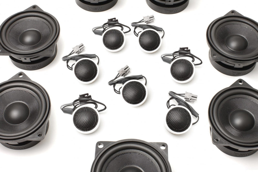 Kies-Motorsports Bavsound Stage One BMW Speaker Upgrade for E70/E71 X5/X6 with Premium Top Hi-Fi