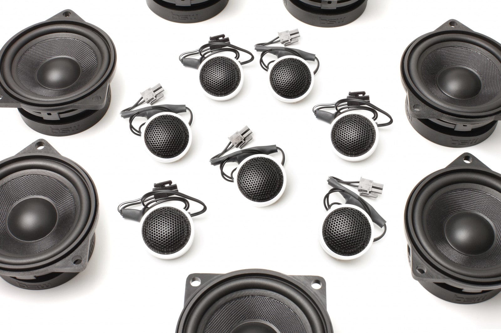 Kies-Motorsports Bavsound Stage One BMW Speaker Upgrade for E70/E71 X5/X6 with Premium Top Hi-Fi