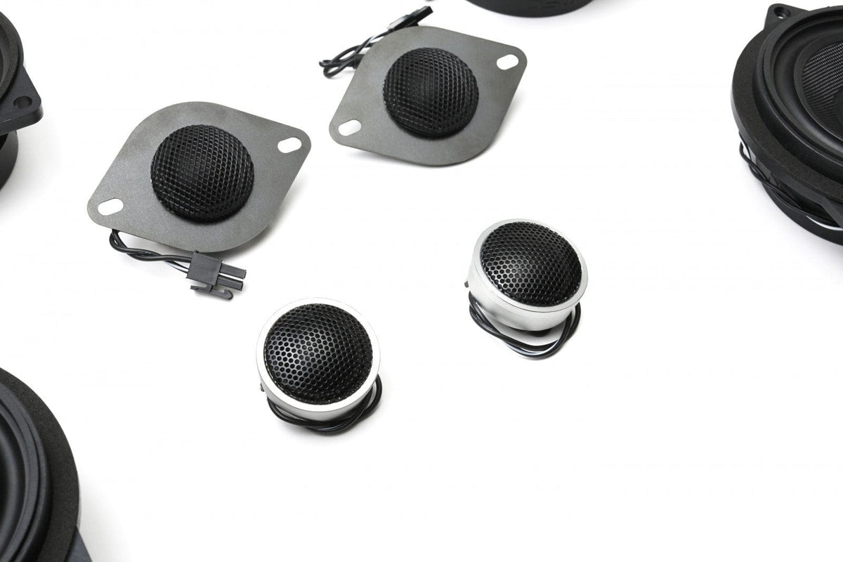Kies-Motorsports Bavsound Stage One BMW Speaker Upgrade for E82 with Standard Hi-Fi/Harman Kardon