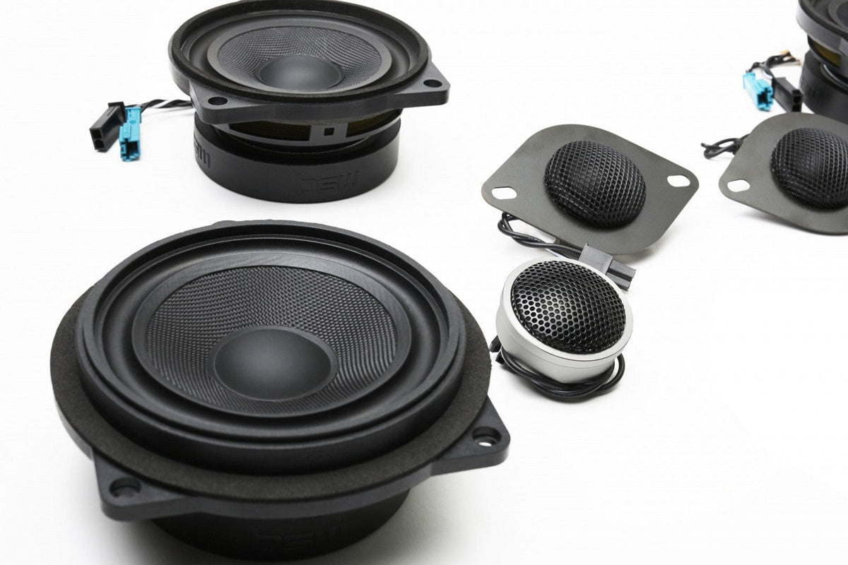 Kies-Motorsports Bavsound Stage One BMW Speaker Upgrade for E82 with Standard Hi-Fi/Harman Kardon